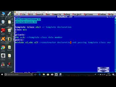 Template in C++ (Class Template)