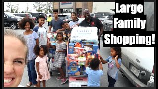 Shop with our Large Family!  $$$ at COSTCO!!!