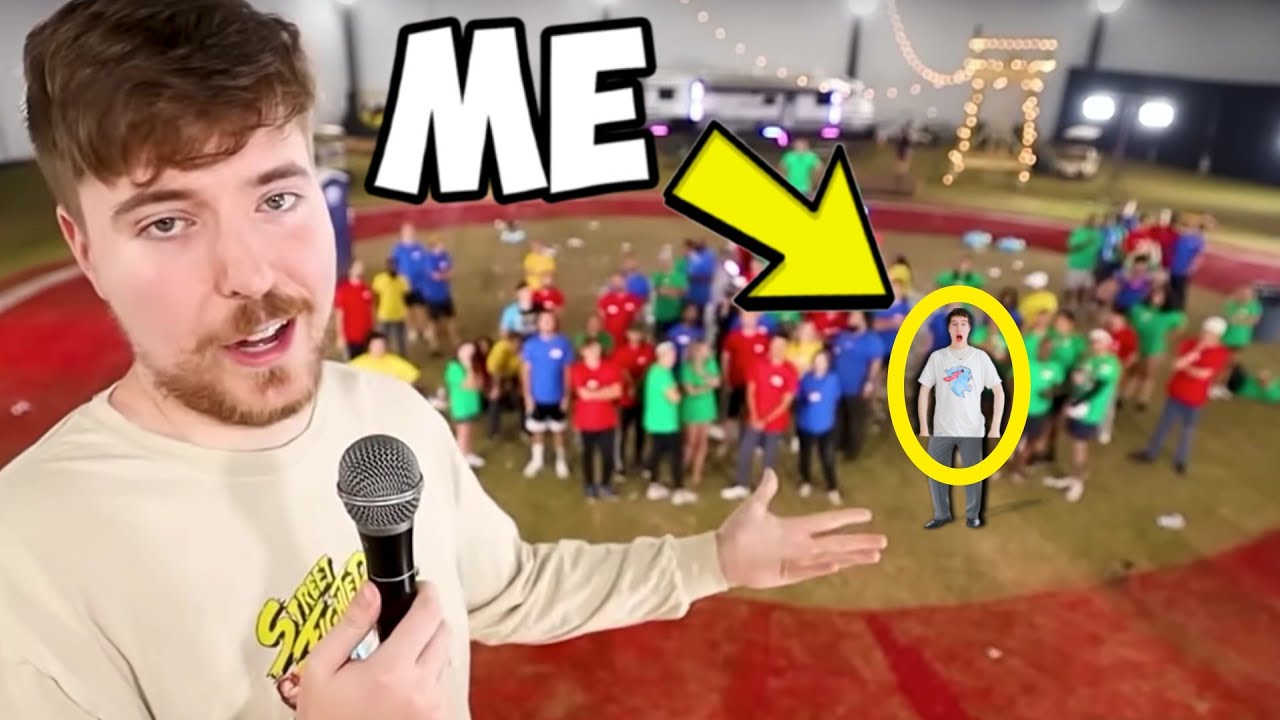 I Snuck Into a MrBeast Video & No One Noticed