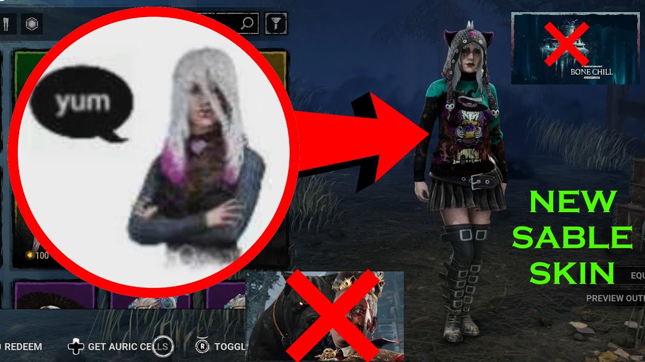 I DON'T CARE ABOUT THE NEW CHAPTER OR EVENT, THERE'S A NEW SABLE SKIN ...