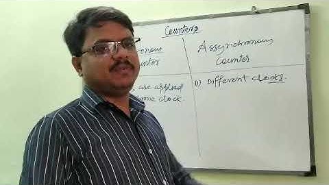 Counters , Difference between Synchronous and Asynchronous counters