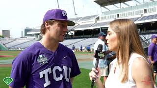 TCU Has Leadership in Kurtis Byrne at the College World Series | INTERVIEW