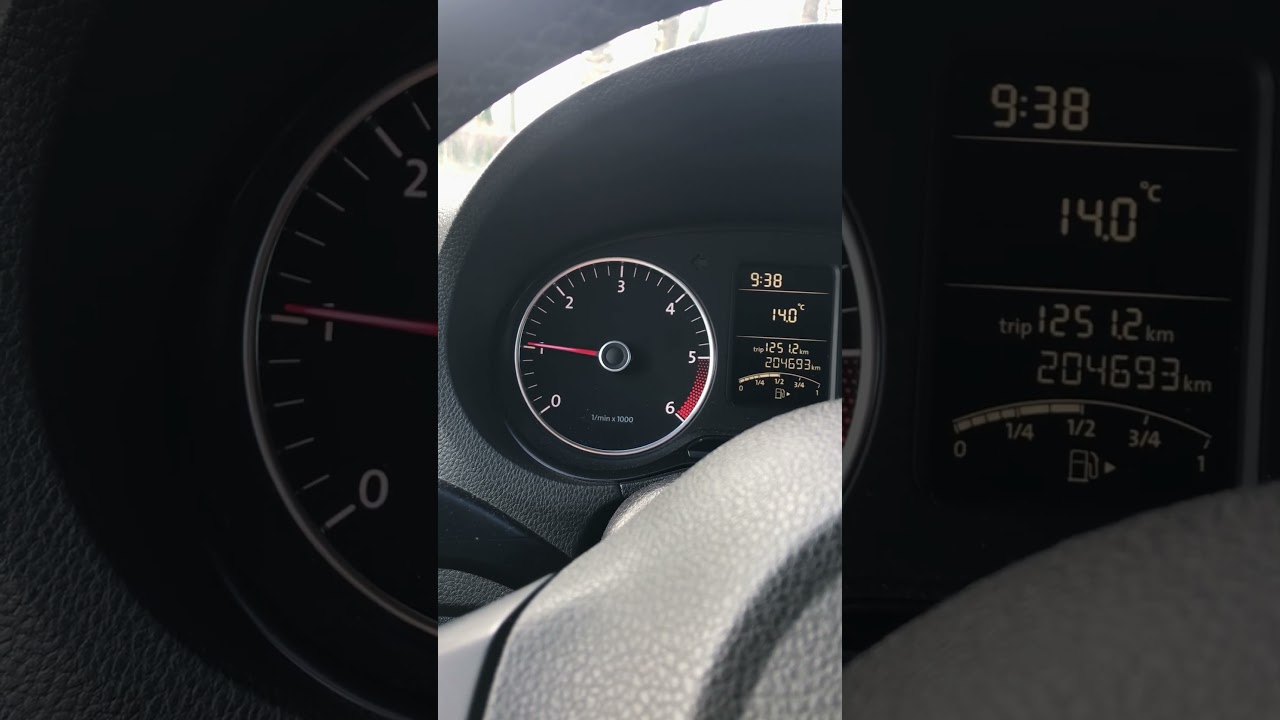 1.6 tdi . Over 1000 rpm. Any idea why.