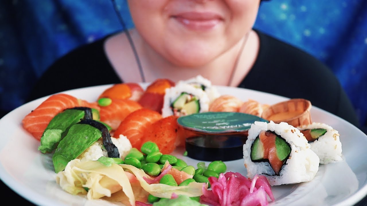ASMR Sushi Mukbang