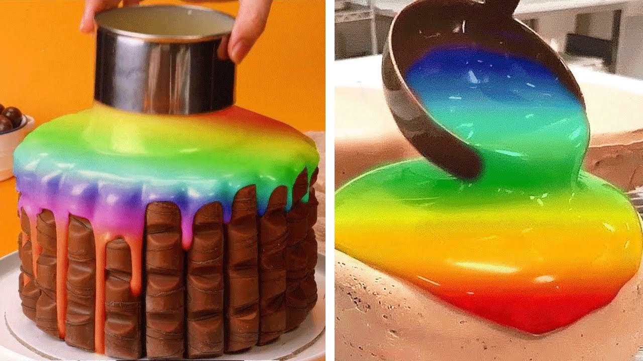 Oddly Satisfying Chocolate Cake Decorating Ideas | Chocolate Cake ...