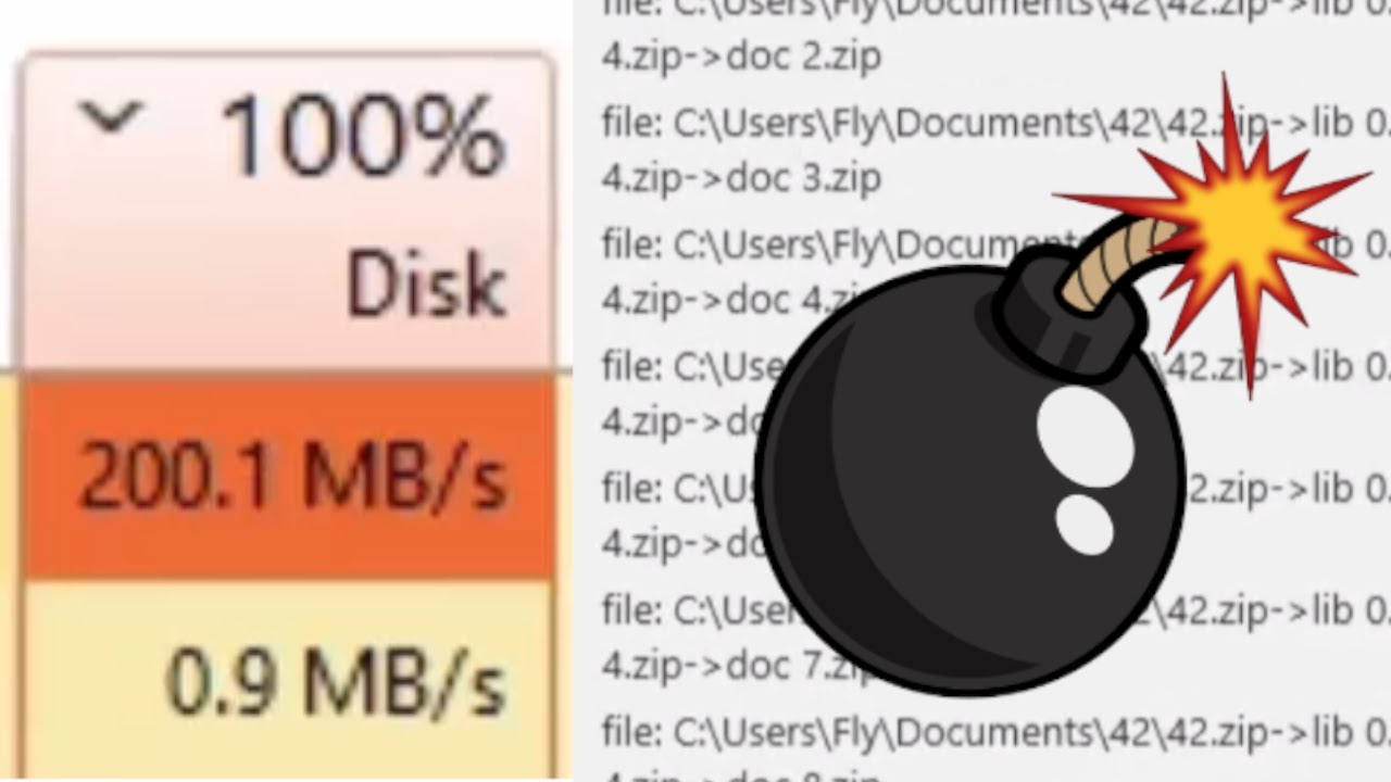 ما هي قنبلة terabyte zip؟