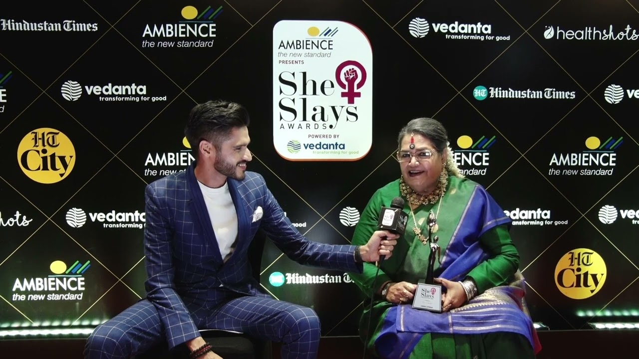 The ever-charming Usha Uthup at Ambience Group presents She Slays Awards 2023