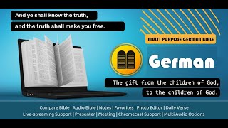 "German Bible" - Multi-Purpose German Bible is the ultimate holy Bible reader app for your phone screenshot 5