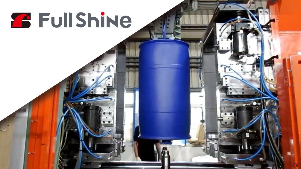 Plastic Drum Making Machine｜Automatic Blow Molding Machine Full Shine YouTube