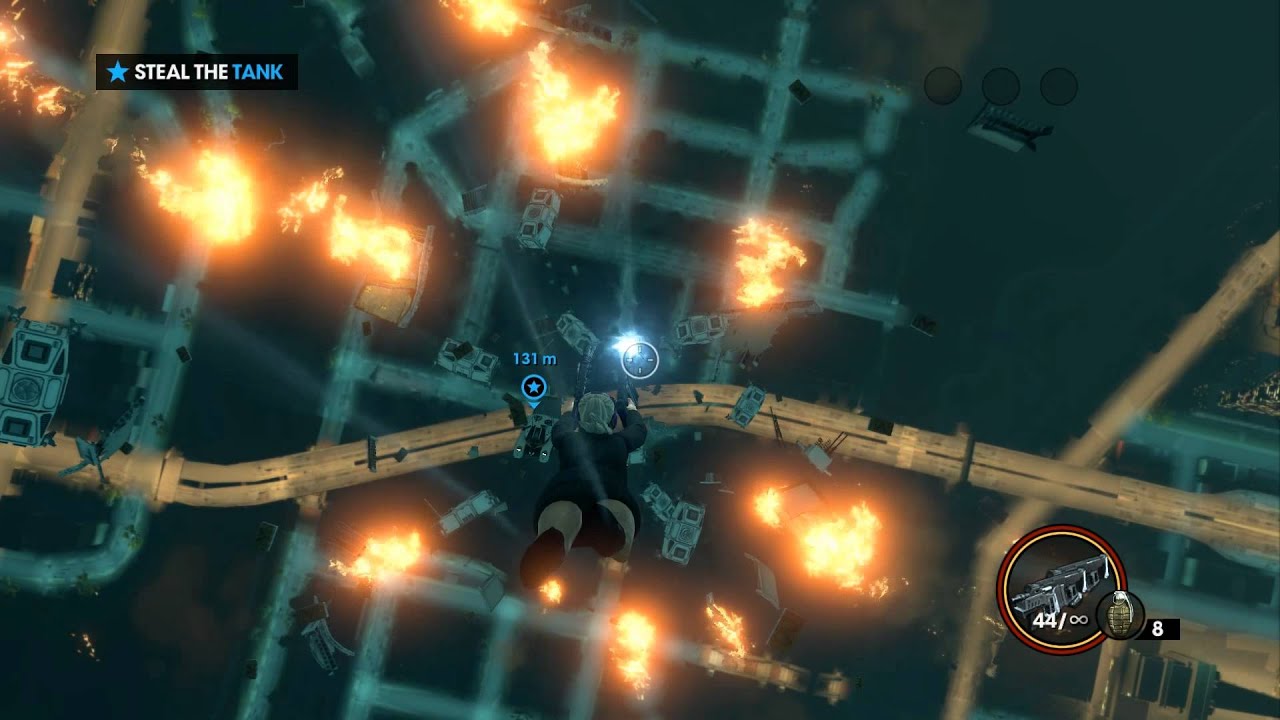 Saints Row 3 Mission Cutscenes Female Free Falling Again