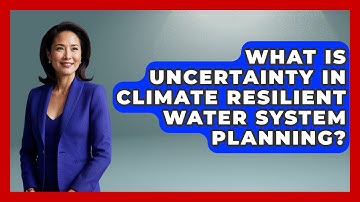 What Is Uncertainty In Climate Resilient Water System Planning? - Water Science For Everyone