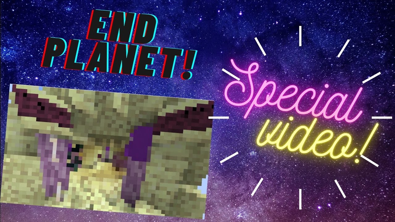 I made an End planet in minecraft - YouTube