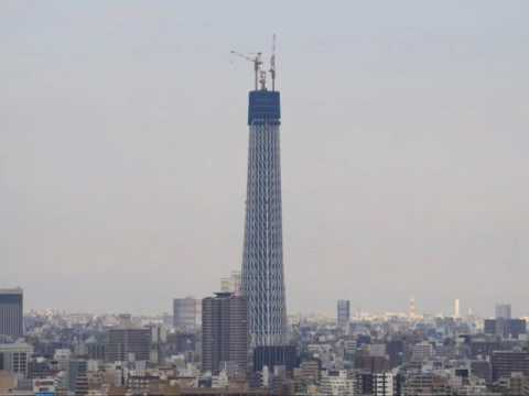 【定点観測】東京スカイツリーが日本一の高さに！(2009/03/05-2010/03/30)