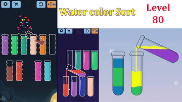 Water Color Sort Level 80 | Water Color Sort 80