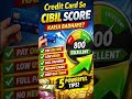 Credit Card se CIBIL Score Kaise Badhaye? 🔥 5 Powerful Tips (750+ Score!) 🚀