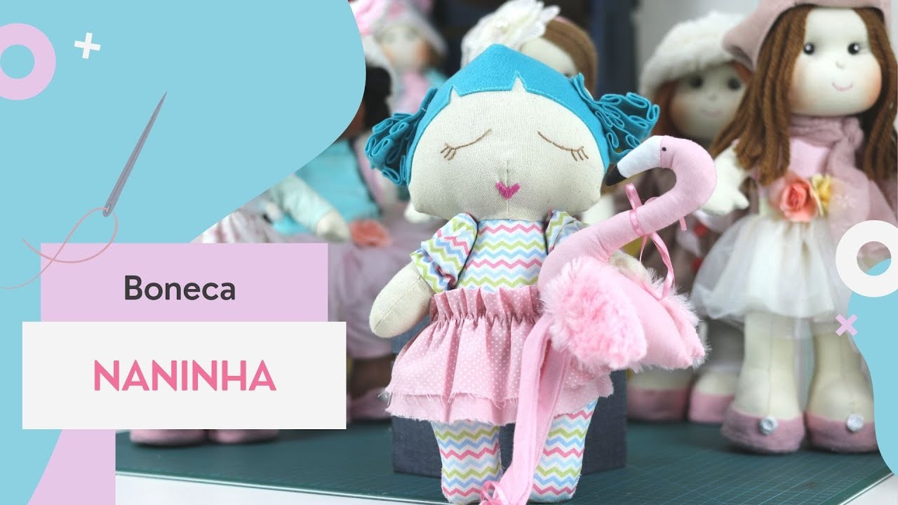 Como fazer uma linda Boneca Naninha - Vanessa Alves