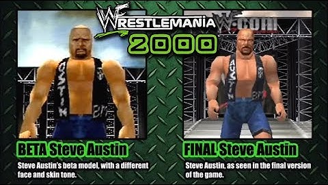 WWF WrestleMania 2000 - Beta vs. Final Comparison PART 1