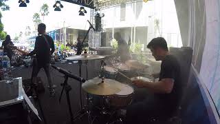 Andra and the backbone Pujaan hati live [drumcam]