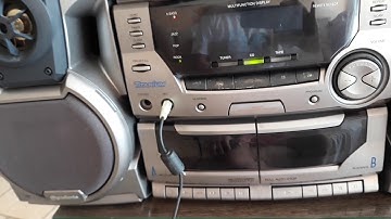 Teste de funcionamento do micro sistem Gradiente AS 20/2