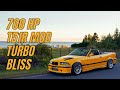 Turbo E36 Backroad Driving Pure Sound!