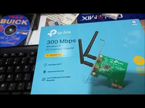 Carte wifi PCI-E 1x TP Link TL-WN881ND - 300 Mbps