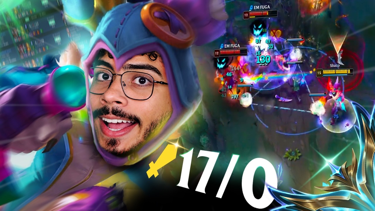SHACO AP É O JG MAIS RIDICULO DO JOGO - GAMEPLAY NO CHALLENGER