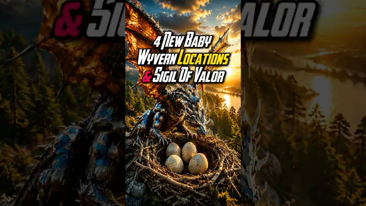 4 NEW Baby Wyvern Locations & Sigil of Valor in CRIMSON DESERT #crimsondesertgameplay