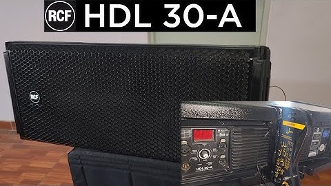RCF HDL 30-A Sistema Array Italiano RMS Reales (REVIEW) 2023