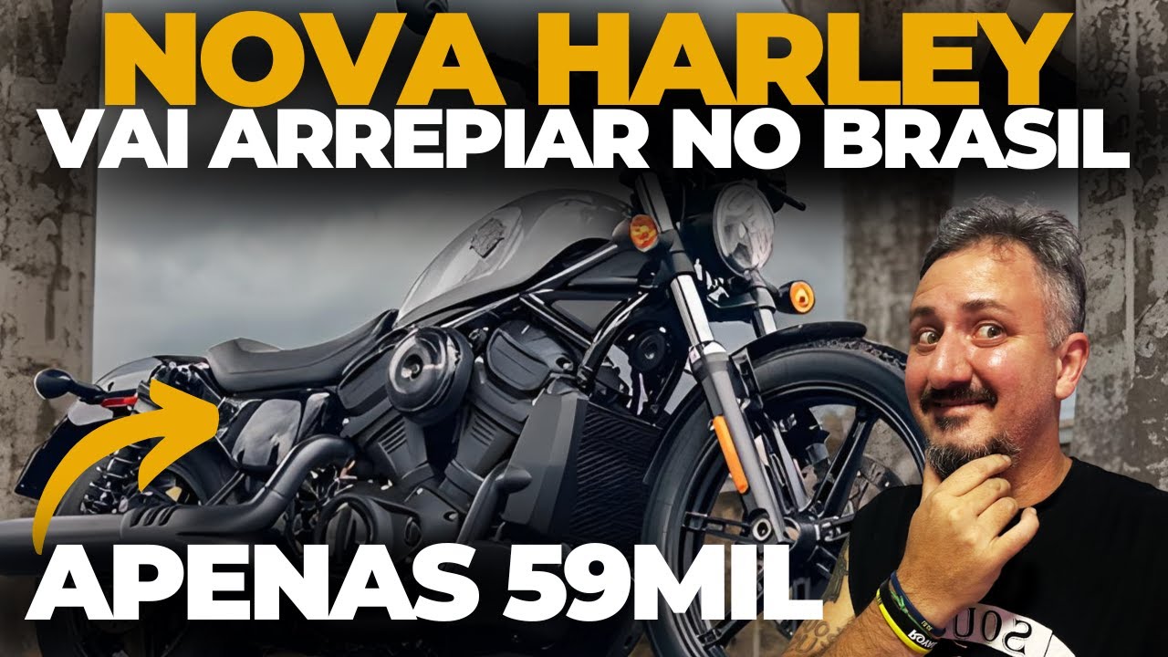 Liga pro GERENTE: Custando 59 mil, nova HARLEY vai arrepiar no BRASIL