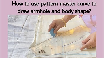 How to use Pattern master curve | How to draw armhole & body shape by pattern curve | Design tool