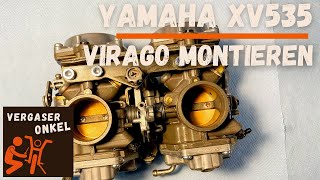 Vergaser Yamaha XV535 Virago montieren, ausführlich erklärt vom Vergaseronkel