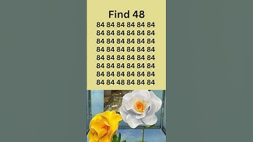 can you find 48 in 5 seconds? #wordpuzzlegame #game #mathematics #mindbendingquiz #puzzle