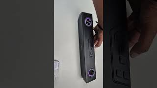 How to Turn Off RGB LIGHT in Portronics Decible 25 wireless Stereo Soundbar 16W #portronics