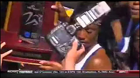 KU Women Sing Alma Mater at NCAA Outdoor Championships