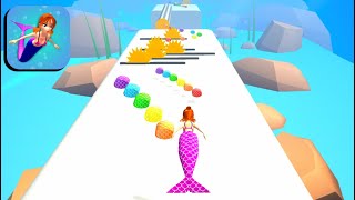 Mermaid Rush 3D 🧜‍♀️👸 BIG UPDATE!! All Levels Gameplay Android,ios screenshot 2