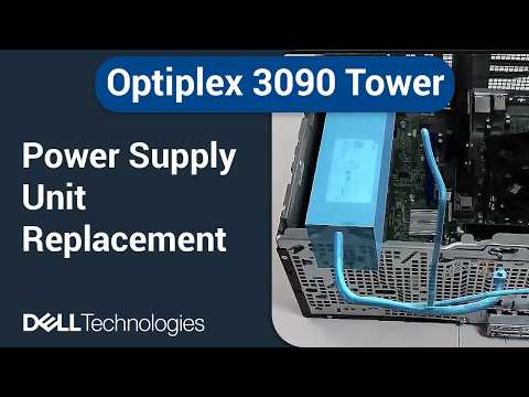 Dell Optiplex 3090 Tower | How to replace the power supply unit (PSU)