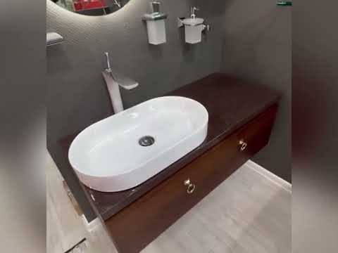 Овальний накладний умивальник 600x350 Catalano Horizon 160AHZ00, видео 2