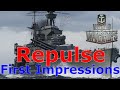 World of Warships- Repulse First Impressions