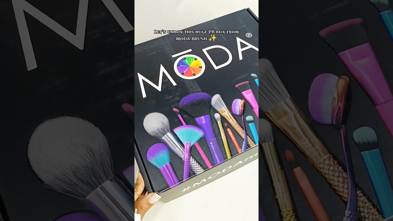Let's unbox this huge PR box from @modamakeupbrushes7293  💕