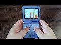 Super Mario Bros - the lost level on GBA SP World 1-3