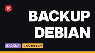 Information Backup and disaster recovery debian lenny on remote server (4 Solutions!!) Update