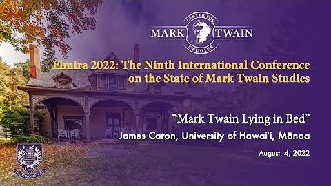 James Caron, "Mark Twain Lying In Bed"