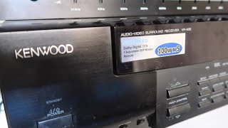 Discovering a Kenwood VR-505 A/V Receiver