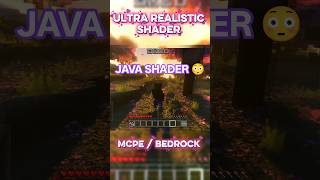 Best Realistic shader for MCPE 1.21-1.26+ || #shaders #viral #shorts #rtx #minecraft #mcpe
