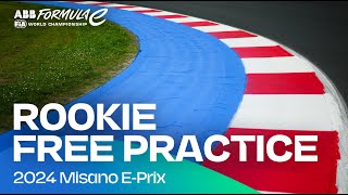 2024 Misano E-Prix Round 6 | Rookie Free Practice