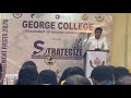Engineering Management Session - George Group of Colleges