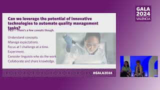 GALA Valencia 2024 - Failing Is Not an Option: Language Quality Management in the Age of Gen AI