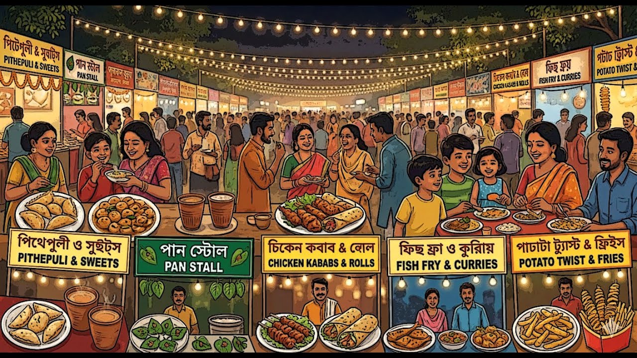 Khardaha Khadya mela |  Khardaha station road | 2026 | food stalls | food recipe