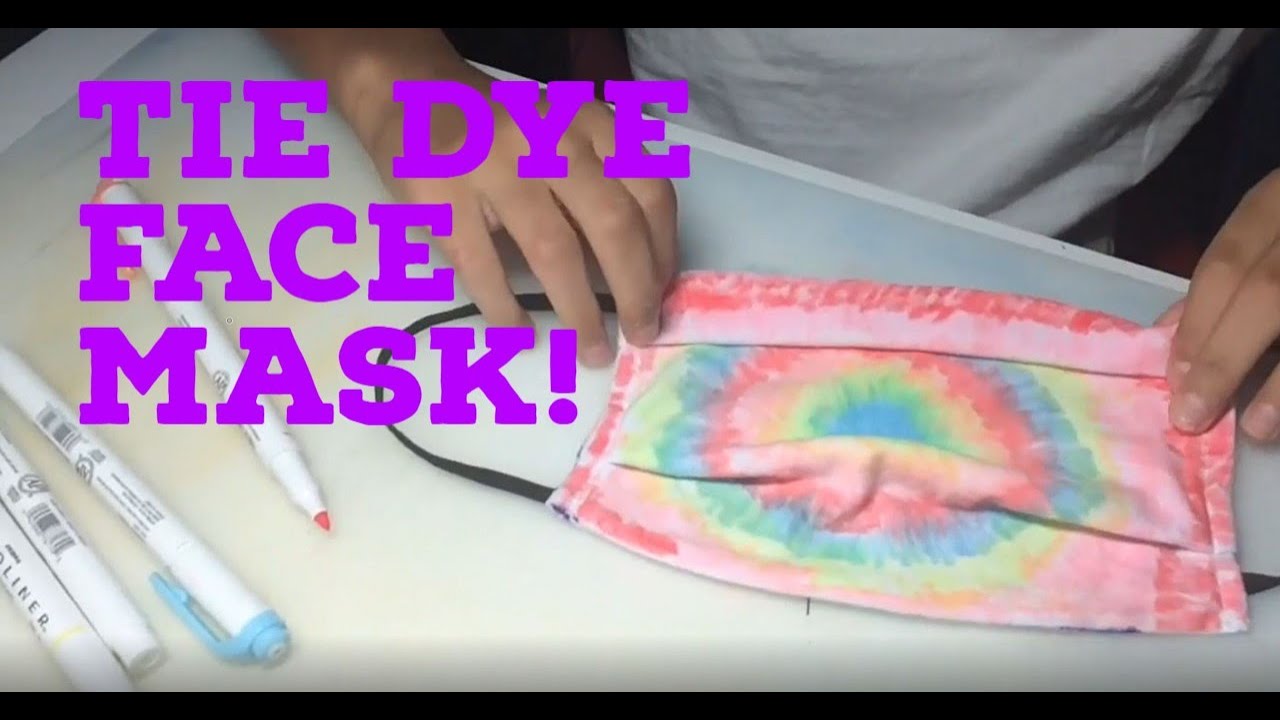 Tie Dye Face Mask Tutorial! | Sparkle Time