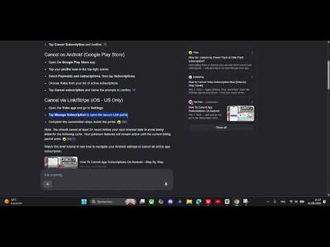 how to cancel yubo subscription